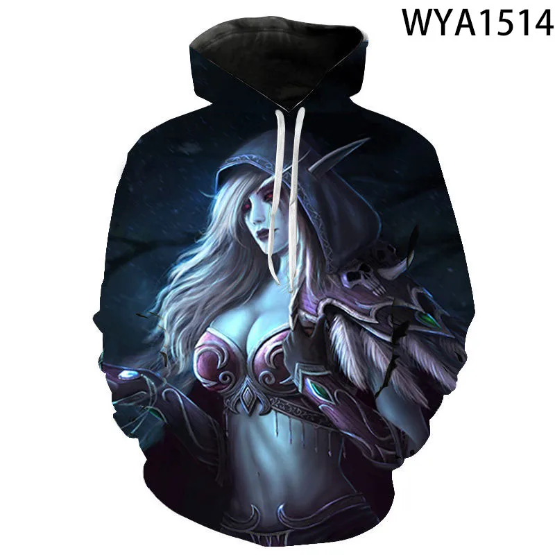 

New Game Warcraft Fashion Casual Boy Girl Kids 3D Printed Hoodies Sweatshirts Men Women Children Long Sleeve Streetwear Coat