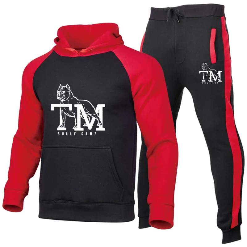

Tracksuit Men Sets Winter Hoodies Pants 2 Piece Set 3XL Fashion Hoody Mens Sweatshirt Sporting Joggers Sweatpants Suit