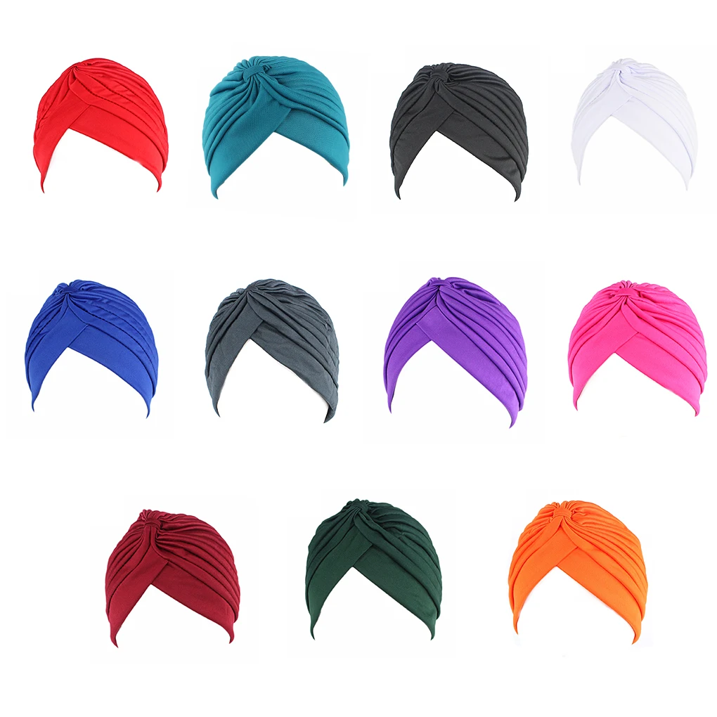 Женская шапка модный тюрбан мягкие хлопковые мусульманские шапки женские