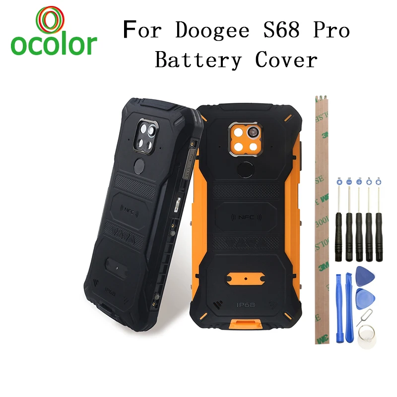 Ocolor Для Doogee S68 Pro крышка аккумулятора жесткая батарея защитная задняя запасные