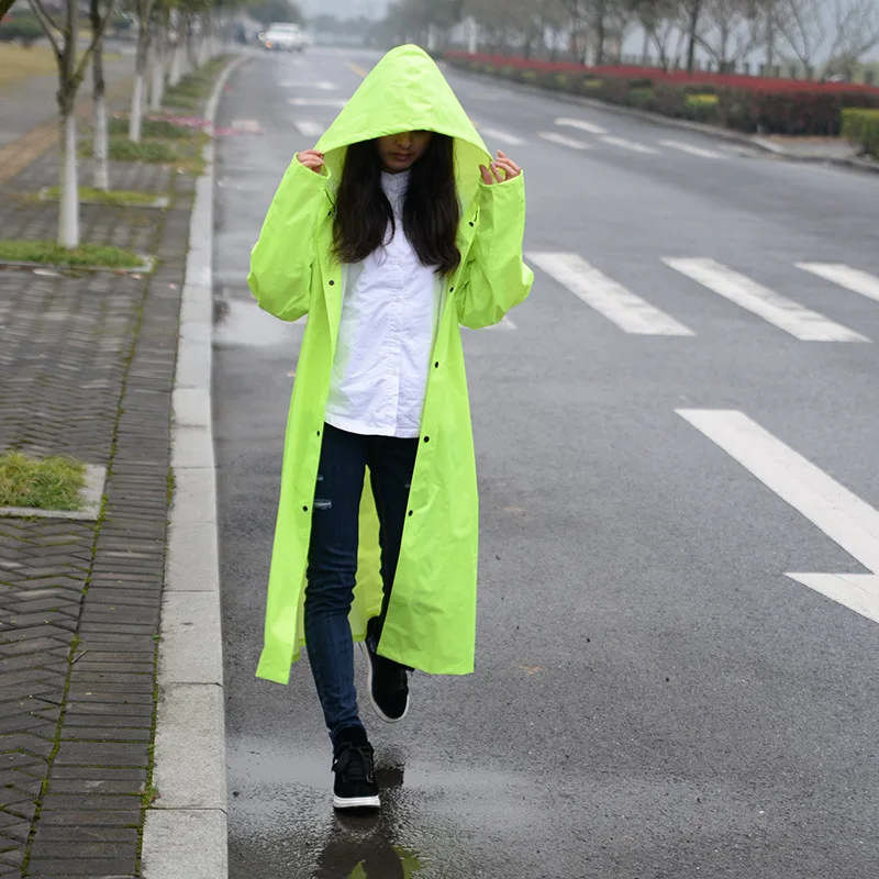 

Raincoat adult double-layer rain-proof thickened one-piece poncho single new double-layer waterproof full-body men and women