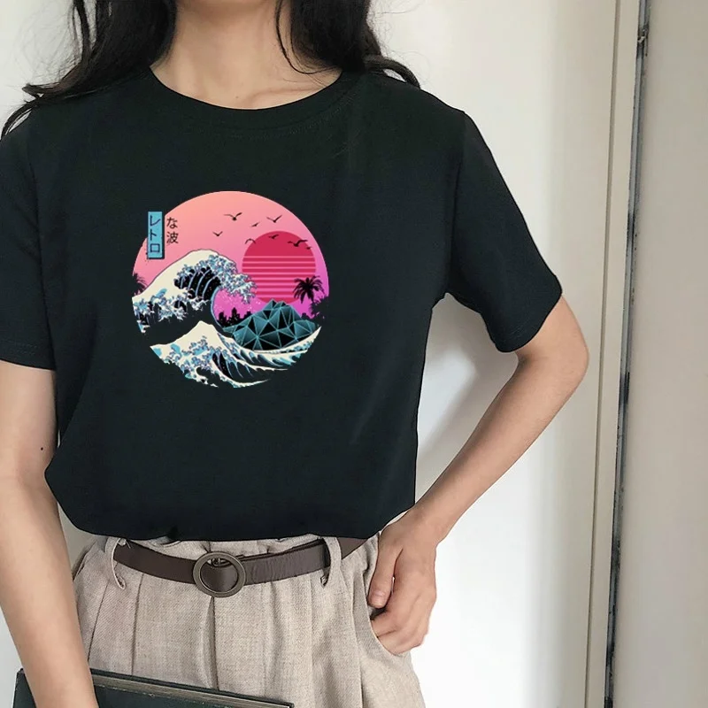 Kuakuayu HJN летние готические футболки модные топы ультраоливковые буквы