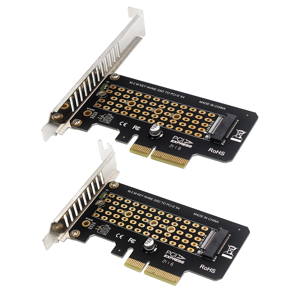 

M2 NVME to PCI Express X4 Converter Adapter Card Support 2230/2242/2260/2280 SSD for Windows/Mac/Linux