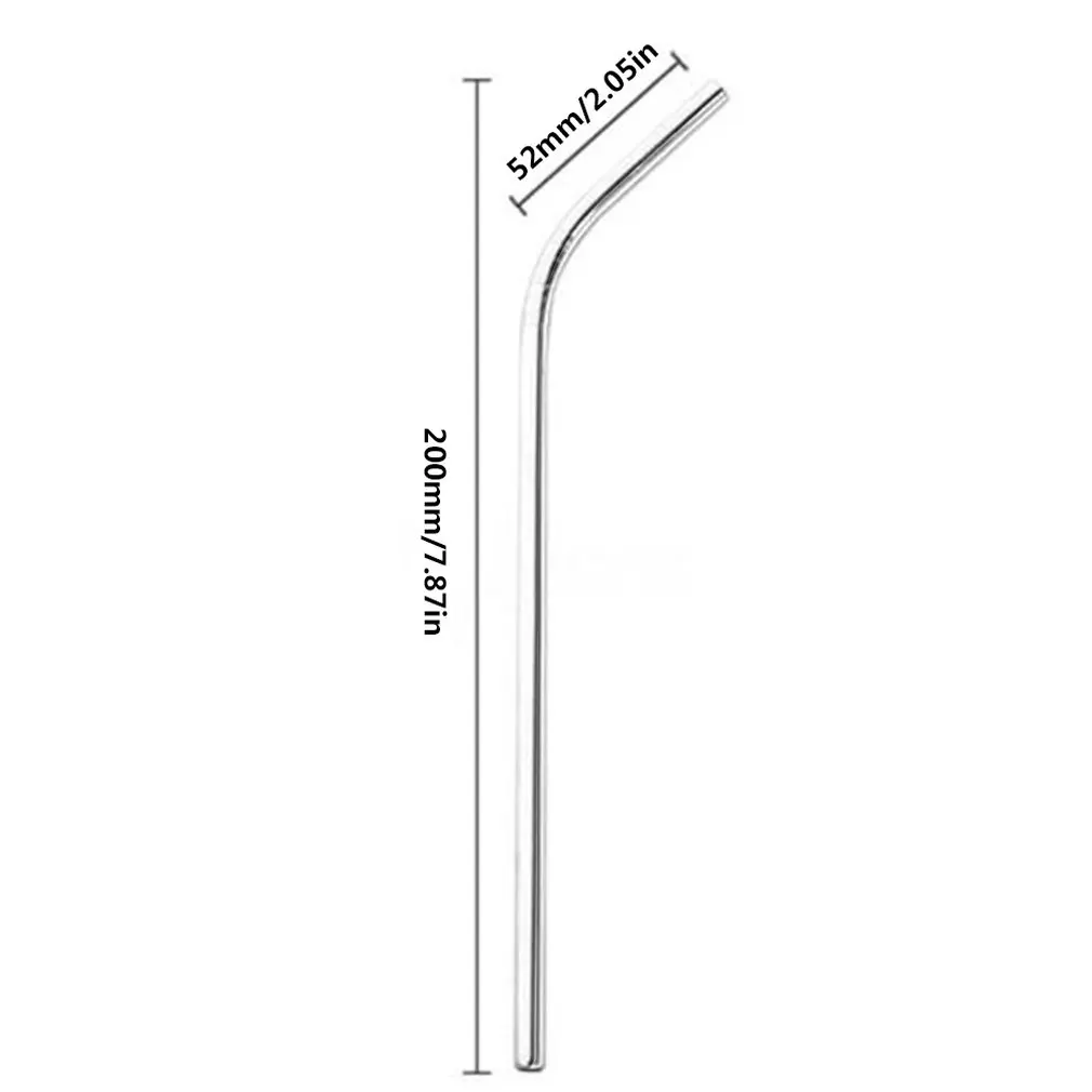 50 шт. цветные металлические трубочки с титановым покрытием соломинки для молока