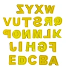 Украшения в виде букв алфавита, эпоксидная смола, форма, A-Z, силиконовая форма сделай сам