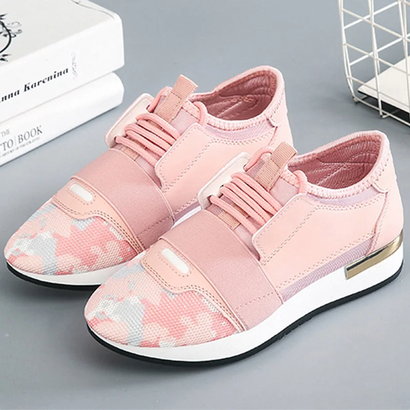 Женские кроссовки на плоской подошве сетчатые дышащие модель YX646 весну 2020|Обувь