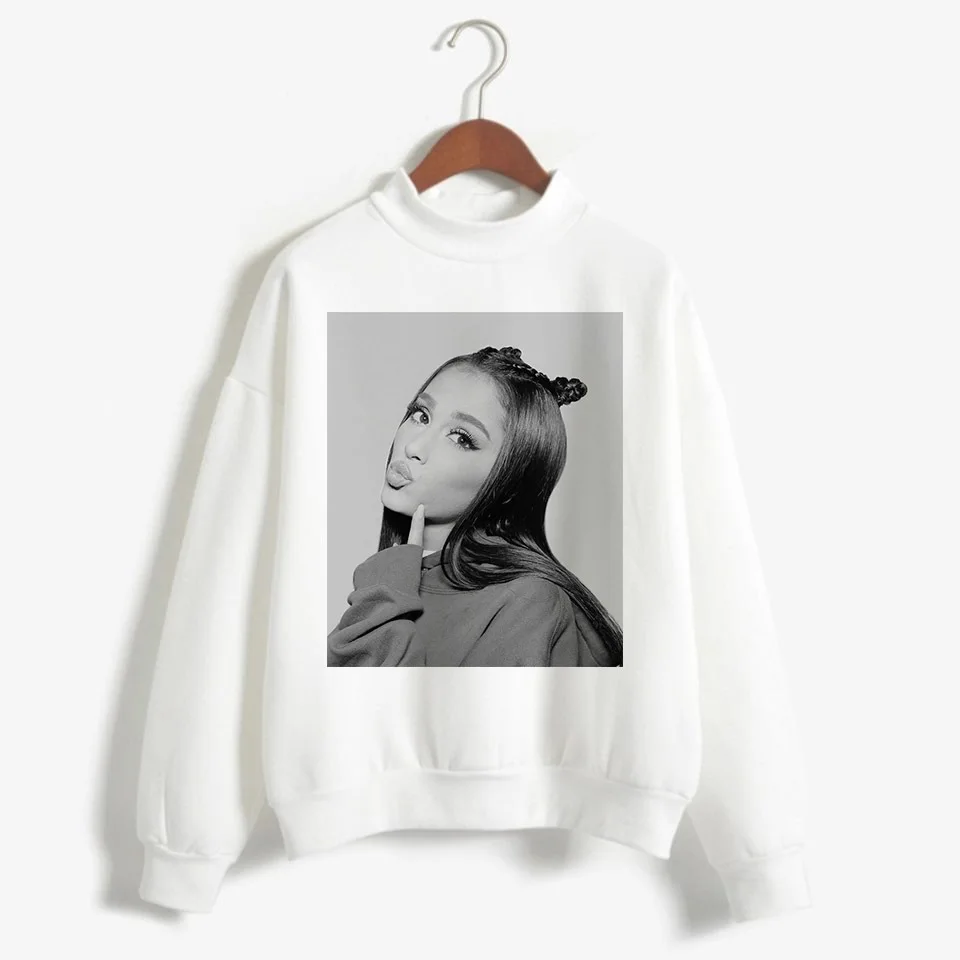 Новая Толстовка Ariana Grande, одежда, 7 колец, женские толстовки, негабаритная уличная одежда с капюшоном, Женская печать, капюшон Highstreet