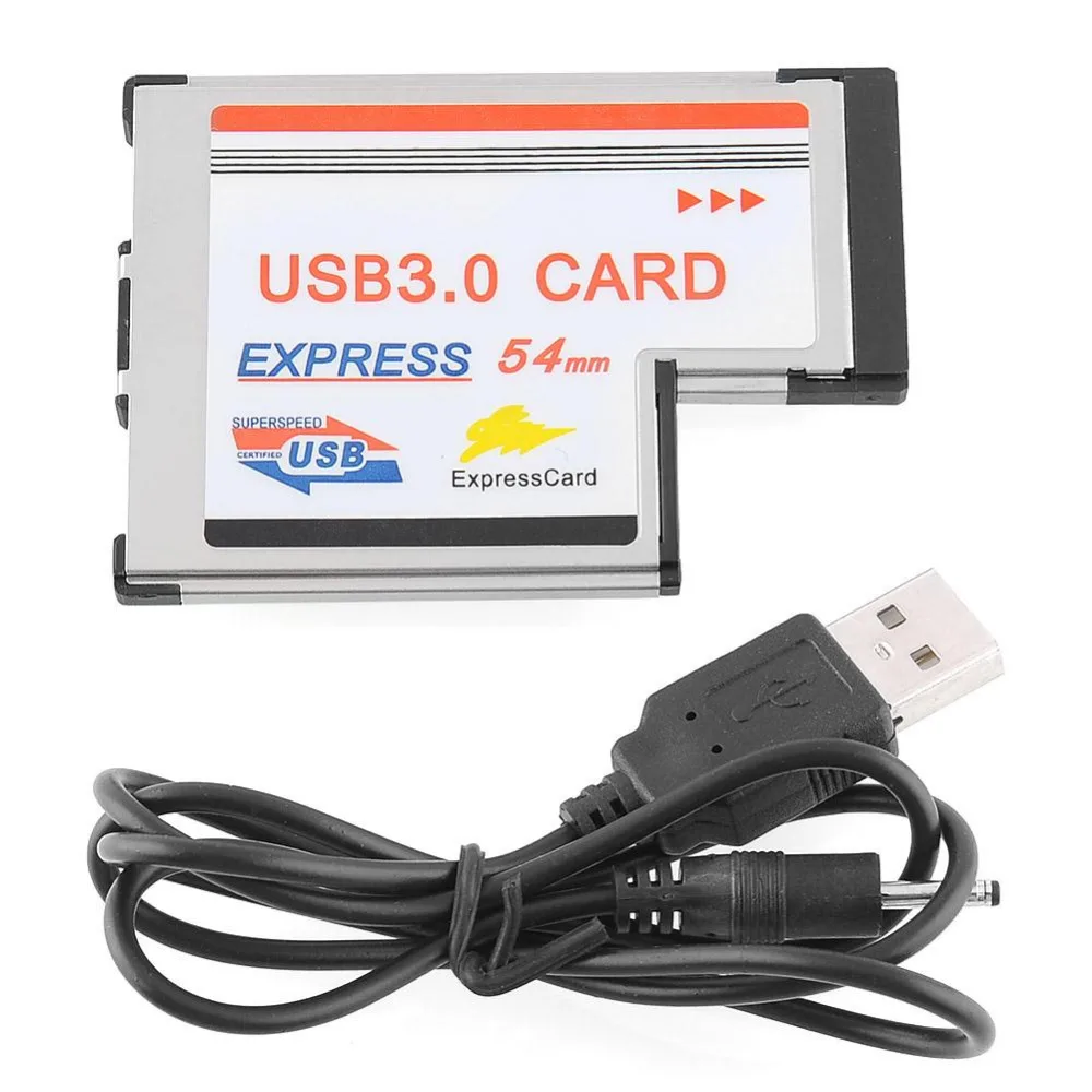 Новый ноутбук Экспресс USB 3 0 расширительные карты ExpressCard 54 скользящий адаптер