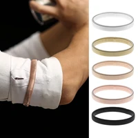 arm warmer shirt sleeve holder metal anti slip elastic bracelets stretch armband