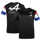 Nuevo 2021 alpino F1, Экипировка для мотоспорта, удобная футболка для фанатов, голубая, черная, Прозрачная Футболка, футболка для манги