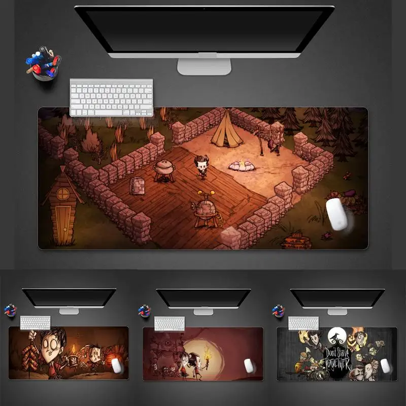 

Подушка для мыши с надписью don't starve, размеры XL XXL, 2 мм