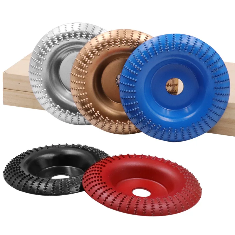 

100 Angle Grinder Sanding Carving Rotary wheel Abrasive Disc for tea tray root carving wood quick polishing Shaping power tool