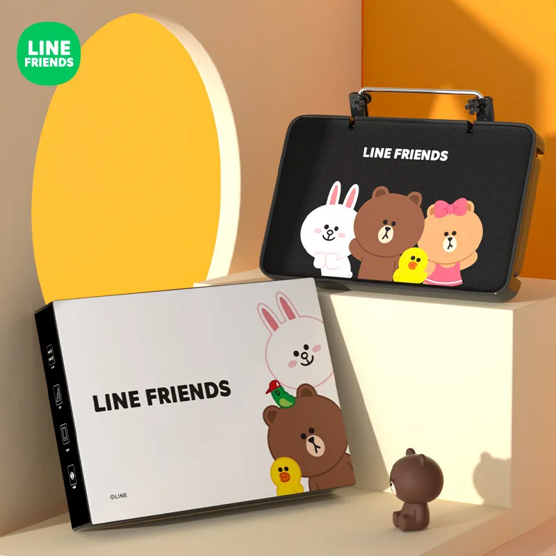 linefriends car small table back folding tables for mobile phone snack free global shipping