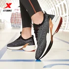 Xtep динамическая Форма Мужская беговая Обувь Летние вязаные спортивные кроссовки для мужчин дышащая Спортивная обувь 980319110909