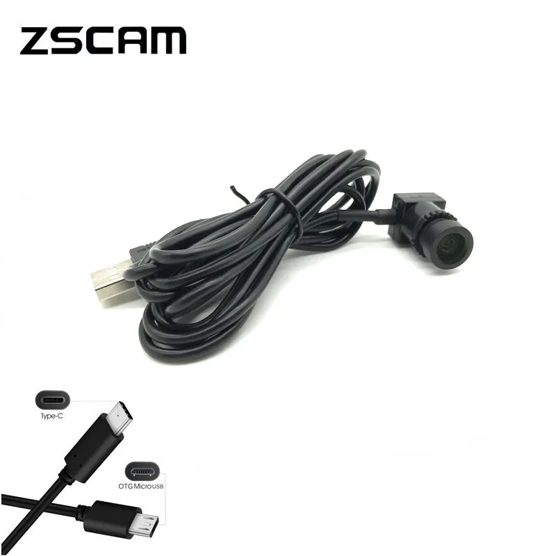 ZSCAM 720P/1080P USB 2 0/Type C/OTG микро камера Мини Размер CCTV для компьютера/Android мобильных