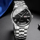 Часы наручные MIYOTA Мужские автоматические, брендовые роскошные карнавальные механические водонепроницаемые в стиле милитари, с сапфировым стеклом, золотистые, 2020