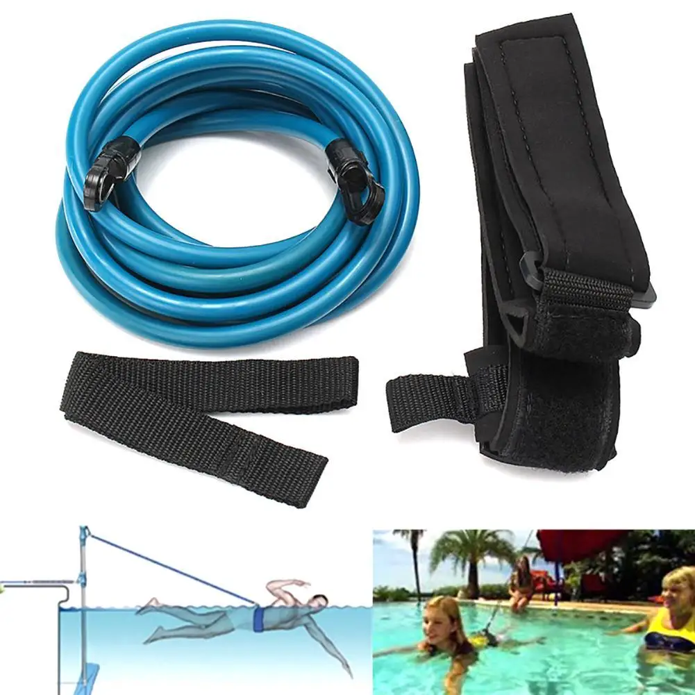 

Adjustable Adult Kids Swimming Training Safety Resistance Belt Exercise Rope