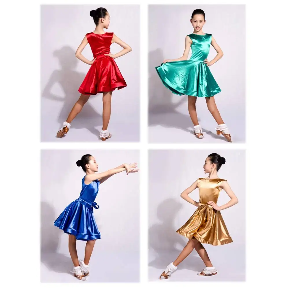 GD3111 детская Латинский танцевальный зал вечерние Танцы профессиональной блеск