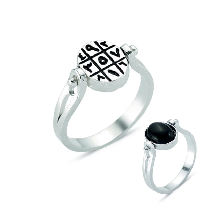 

Серебряное двустороннее кольцо Silverlina с фианитом