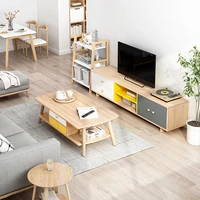 mini nordic coffee table living room simple household multifunctional coffee table console wood mesas home furniture jw50cj
