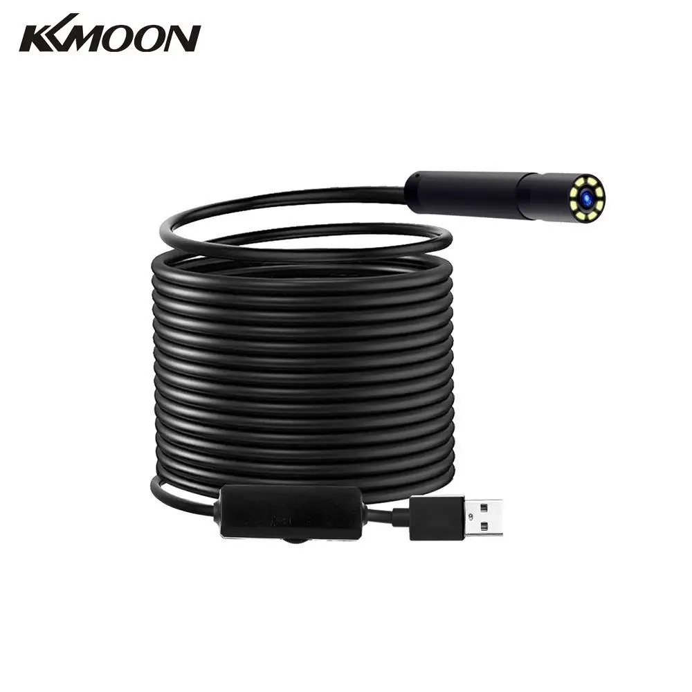 

USB-эндоскоп KKMOON, 1280*720, IP67, 2/5/10 м, 8 светодиодов, объектив 8 мм