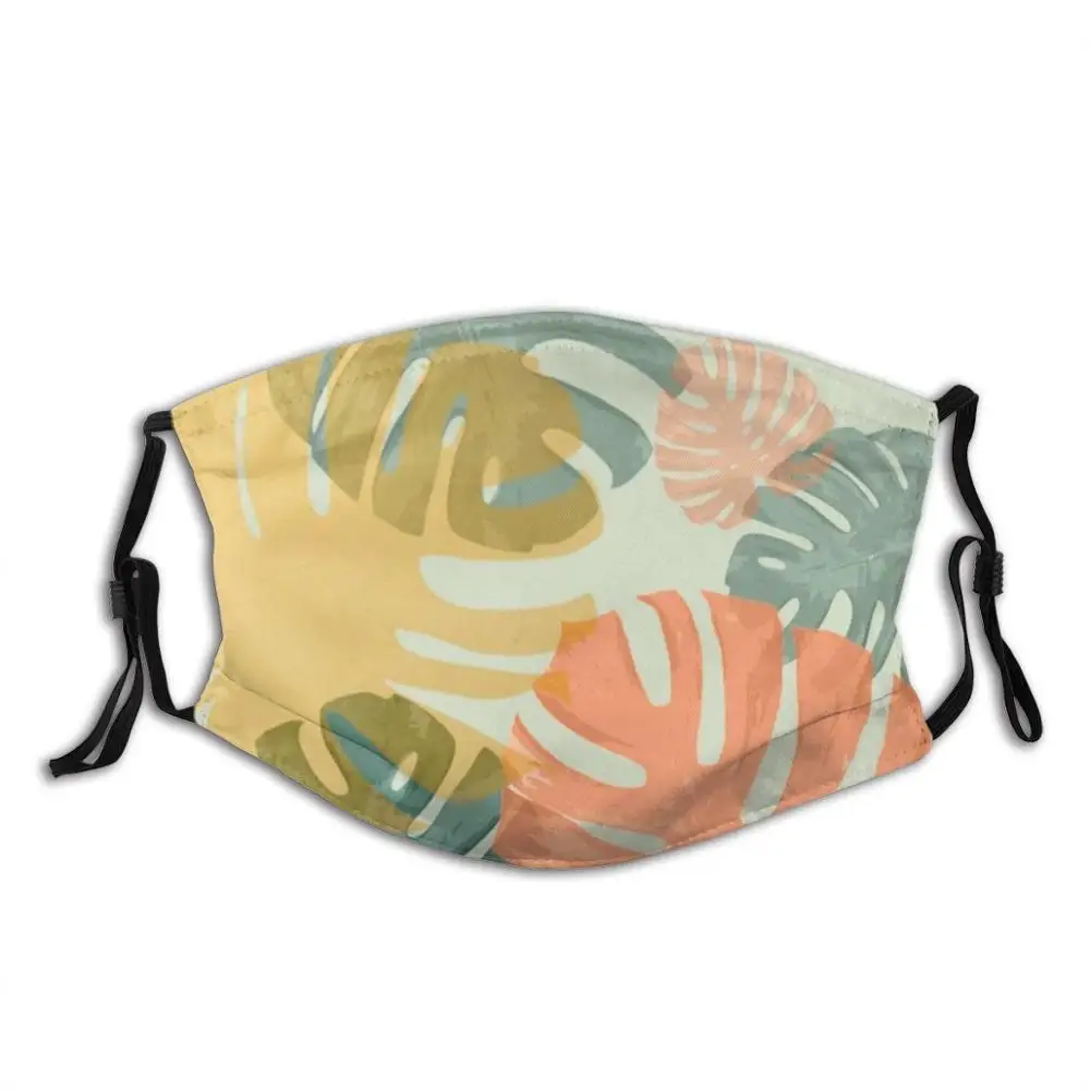 

Monstera Поп модные маски абстрактные листья природы Monstera Декор тропические листья Флора поп