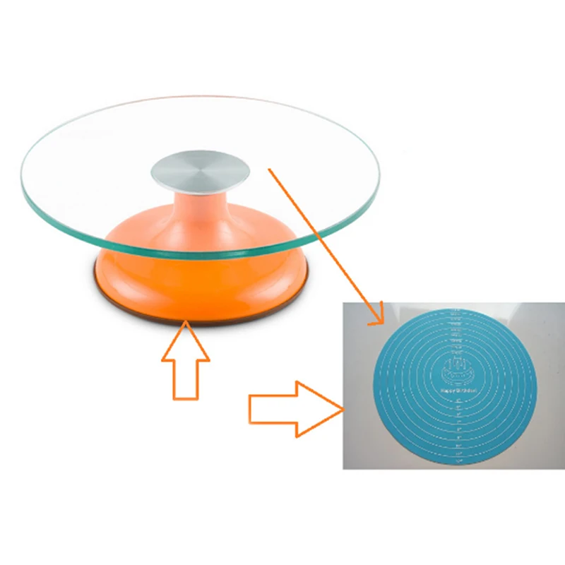 

2021 Hot Selling multi-function Cooking Pad Round Silicone Placemat Cake Mat Noodle Pad Placemat Baking Tool Kitchen Accessories