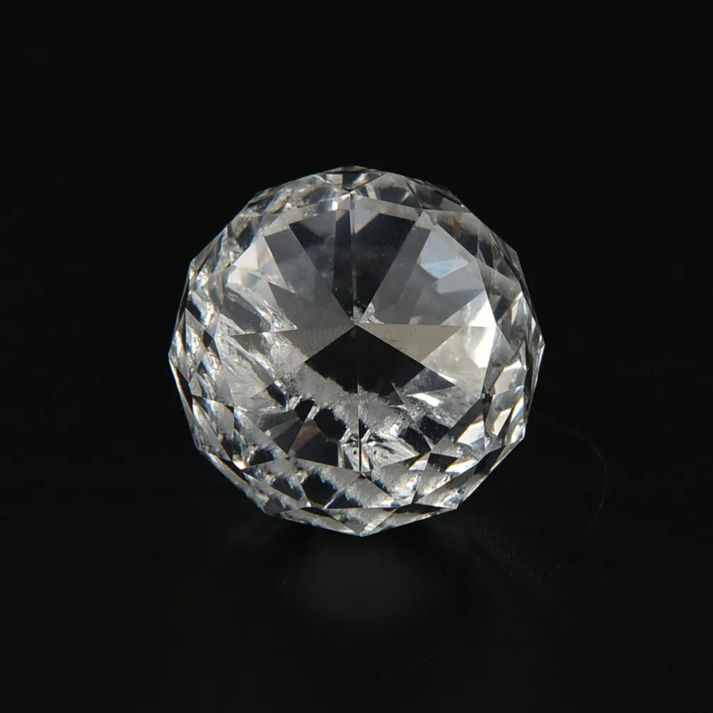 1 шт граненые стеклянные хрустальные люстры частей чистый витраж лампа украшение