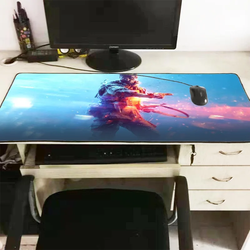 Mairuige Battlefield 40x90 см большой коврик для мыши скоростной коврик для мыши игровой коврик для мыши Настольный коврик для игрового плеера Настольный ПК