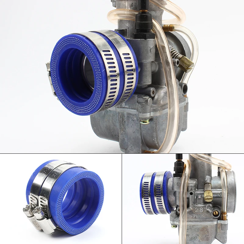 

Motorcycle Carburetor Rubber Adapter Inlet Intake Pipe Carburador Carb For Mikuni PWK Koso OKO ATV Pit Dirt Bike