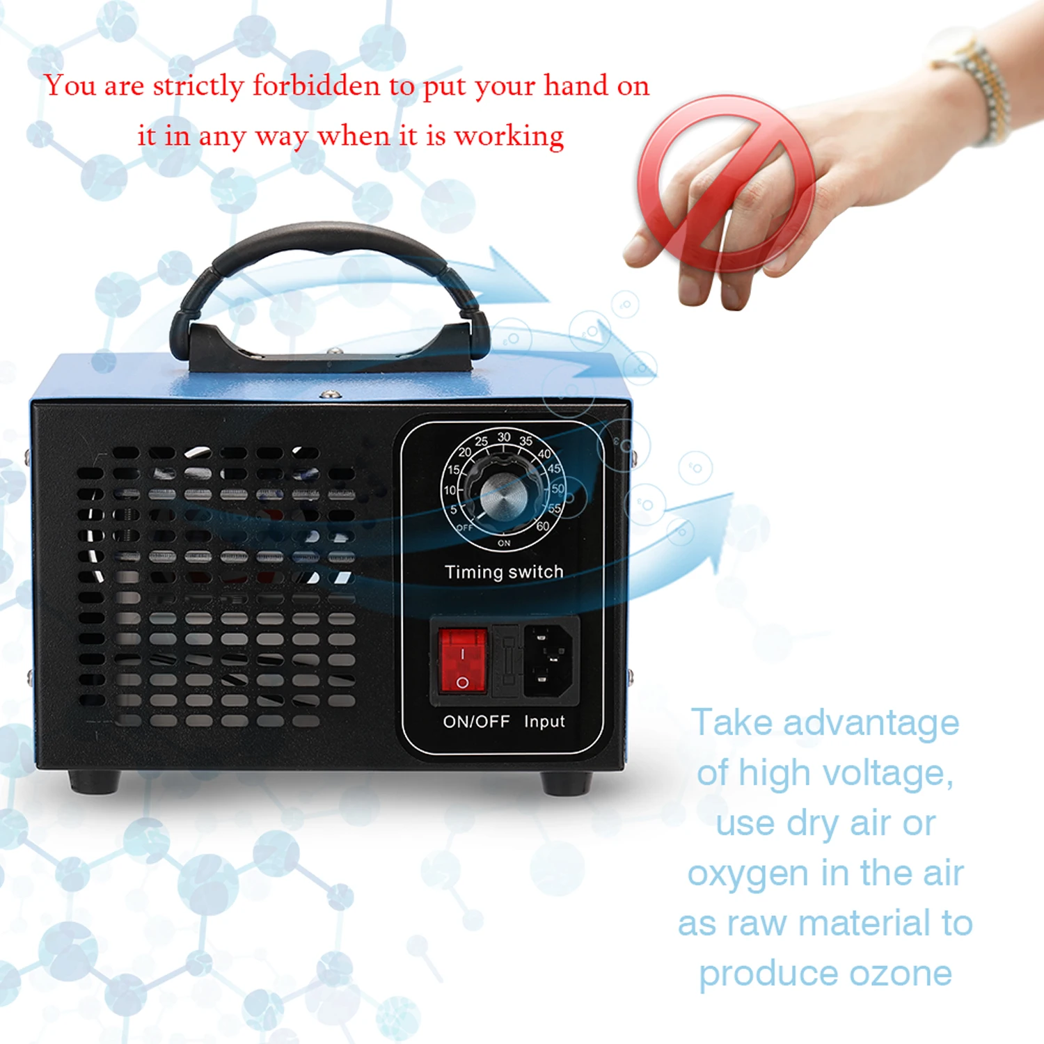 

Ozone Generator 220v Air Purifier for home Ozonator 10g/36g Ozonizer Ozono Desinfection Air Cleaner Sanitizing Machine