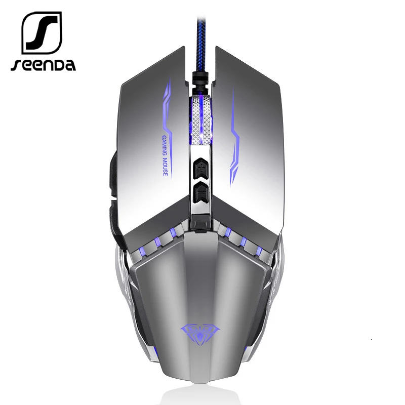 SeenDa S30 механических проводной Мышь Usb компьютера игровые мыши программируемых