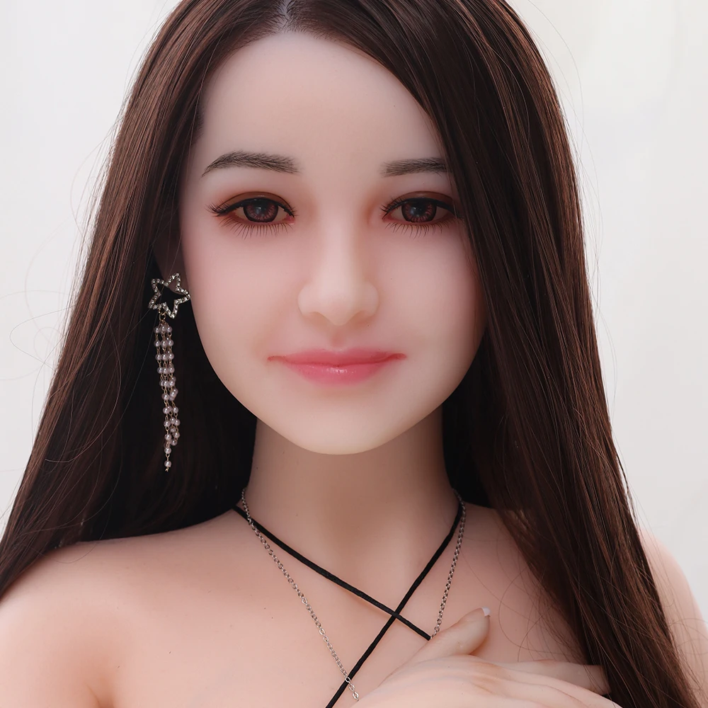 AILIJIA Asia Face японские платиновые силиконовые секс игрушки с посаженными волосами