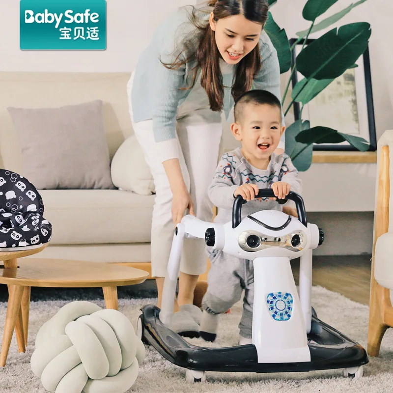 Многофункциональный Предотвращение опрокидывания ребенка Walkerbaby WalkerWalker с музыкой 6-18 месяцев дети могут сидеть вручную