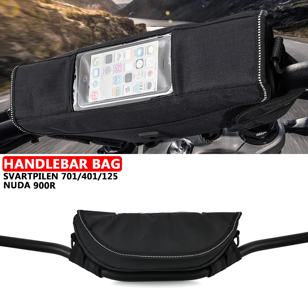 

Motorcycle Accessories Waterproof Bag Storage Handlebar bag Travel Tool bag For Husqvarna Svartpilen 701 401 125 Nuda 900 R