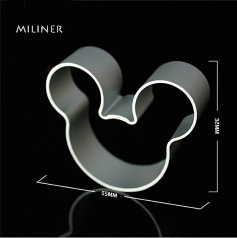 Рождество плесень печенье инструмент Мышь в форме алюминиевые формы для сладких