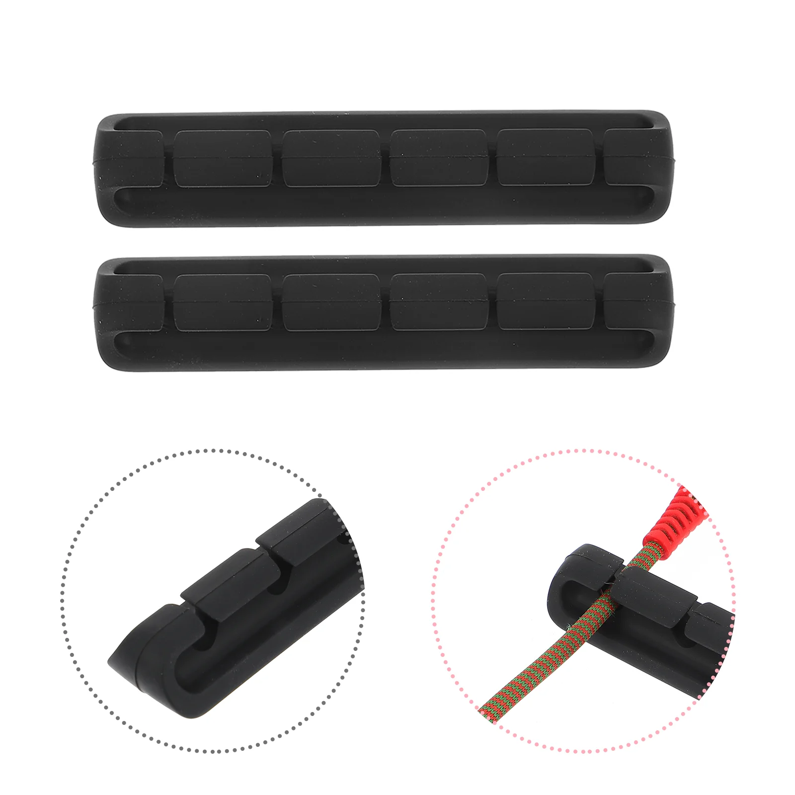 

3pcs Self-adhesive Cable Holders Cord Fixing Clip Desktop Cable Management Clip