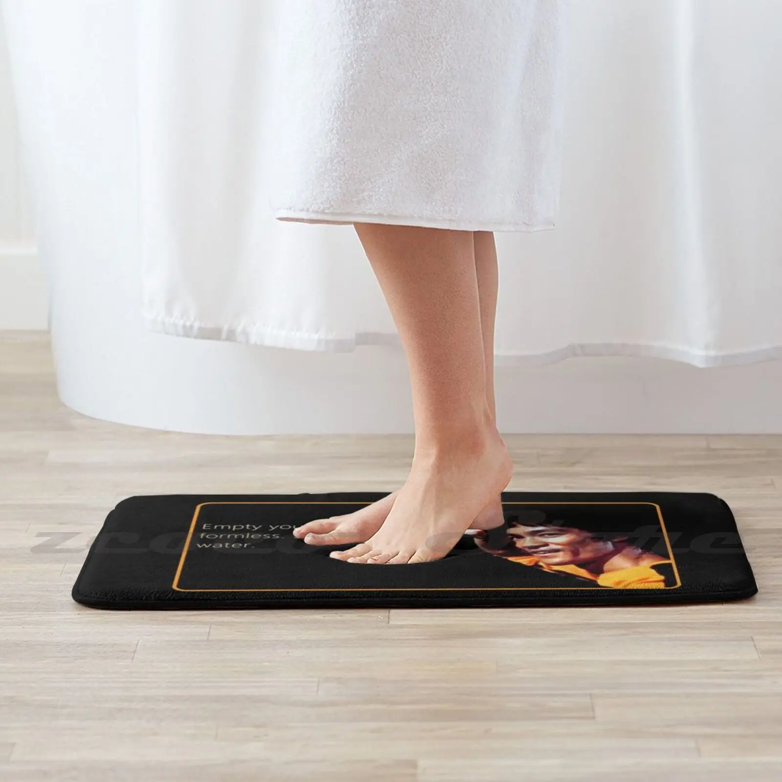 Коврик для двери Брюса Ли нескользящий мягкий коврик поглощения воды Брюс