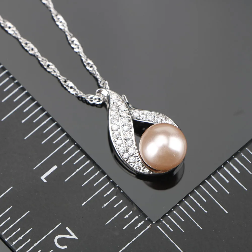 Женский ювелирный комплект из колье серёг и кольца серебра 925 пробы|costume jewelry