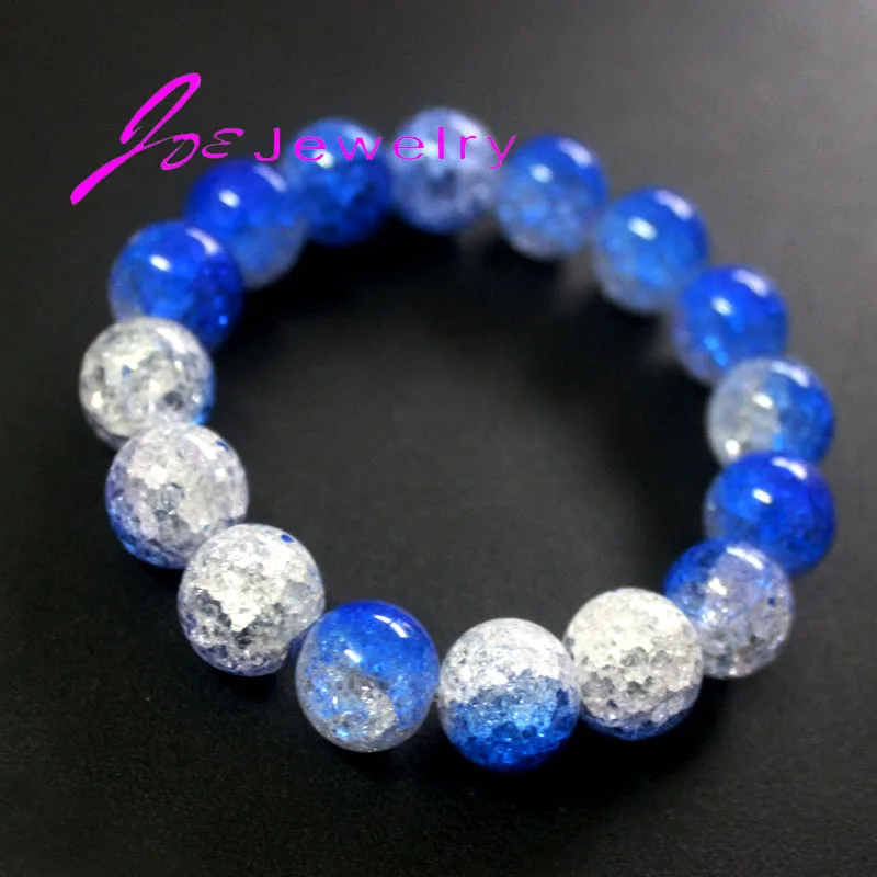Браслет из натуральных кристаллов и бусин граненые трещины для женщин мужчин