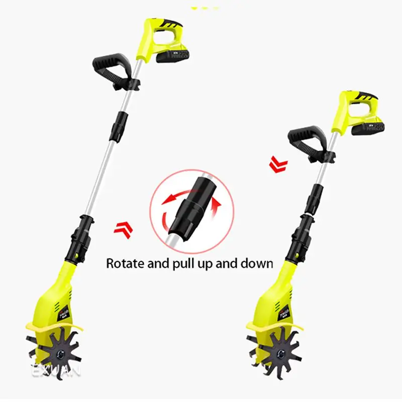 Ручной беспроводной микро культиватор с литиевой батареей 20 в скарификатор