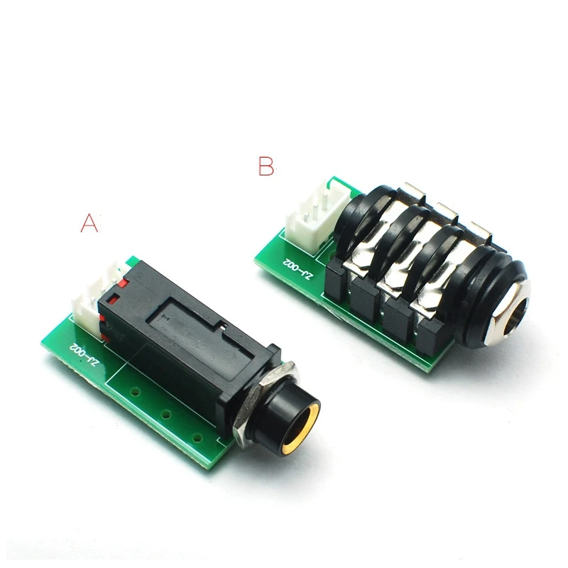 

6,35 6,5 микрофонный сигнал плата для самостоятельного снятия проводки, плата адаптера для разъема наушников