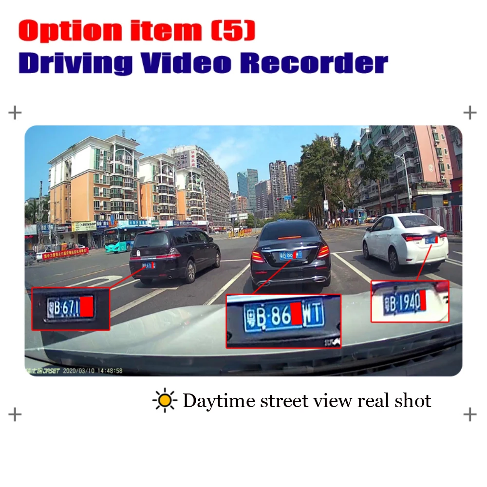 Автомобильный видеорегистратор Liislee/Передняя камера/USB WiFi Full HD 1080P|driving video recorder|car