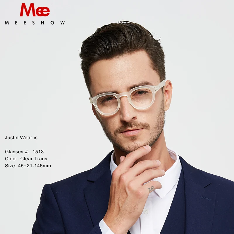 Прозрачные очки для чтения Meeshow мужские и женские ретро французские leesbril оптовая