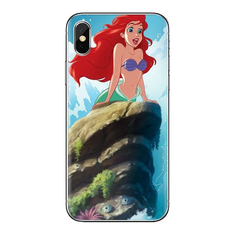 Transparent Soft Cover Ariel Sea Princess Mermaid Girls For Xiaomi Redmi 4 3 3S Pro Mi3 Mi4 Mi4i Mi4C Mi5 Mi5S Mi Max Note 2 |