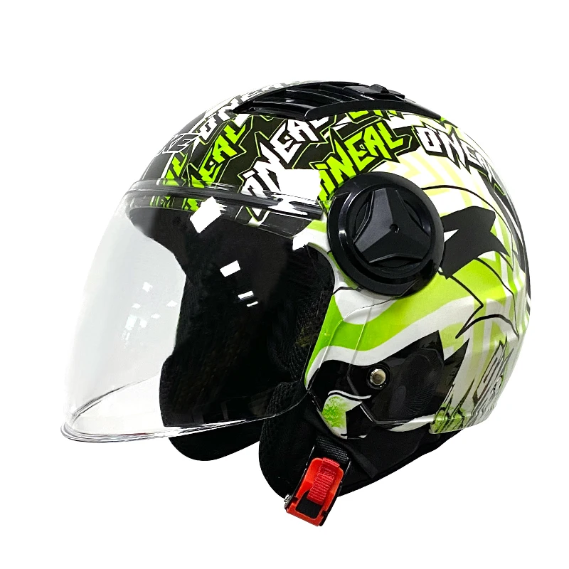 Motorcycle Helmet Open Face Motorbike Road Helmet Safety Unisex Windshield Scooter Electric Casco Moto Motocross enlarge