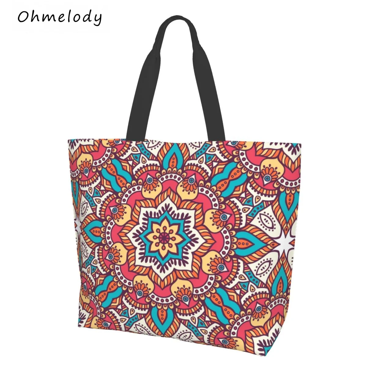 

Mandala Women's Large Tote Handbags Lightweight Shoulder Bag Ladies Shopping Bags Summer Beach Bags Travelling Totes
