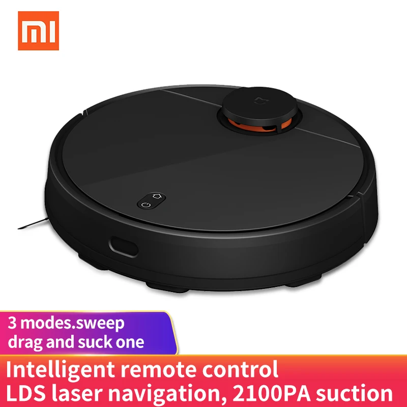 Лучший Xiaomi mi робот-пылесос LDS+ WiFi mi jia App умный пульт дистанционного управления пылеочиститель подметания уборки 2100Pa всасывающий очиститель