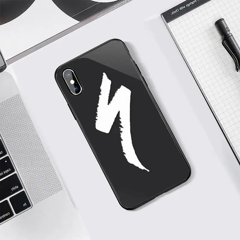 

Bicycle brand Specialized Phone Case Tempered glass For iphone Samsung S note 7 8 9 10 11 12 X XS XR MAX edge e plus pro