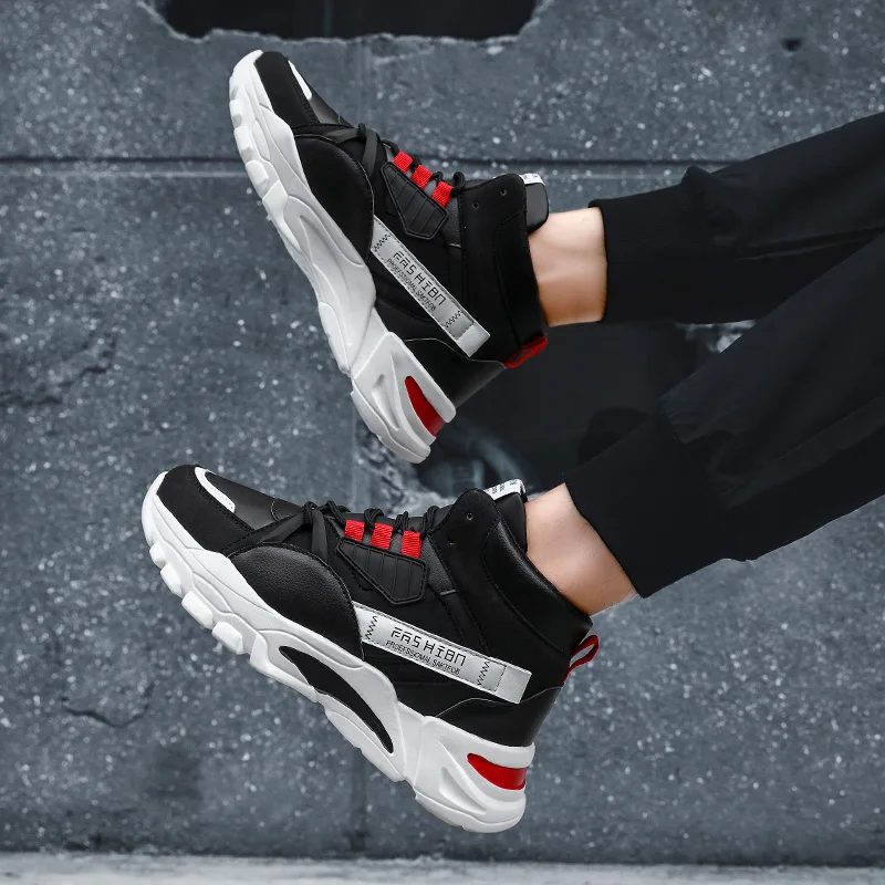 Мужские легкие кроссовки на шнуровке черные повседневные из дышащей сетки осень